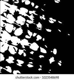 Grunge halftone black and white texture background. Abstract vector Texture

