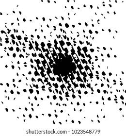 Grunge halftone black and white texture background. Abstract vector Texture
