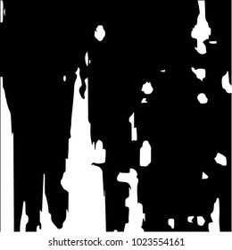 Grunge halftone black and white texture background. Abstract vector Texture
