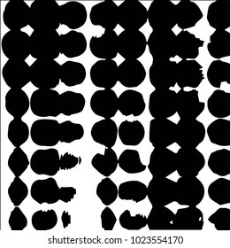 Grunge halftone black and white texture background. Abstract vector Texture

