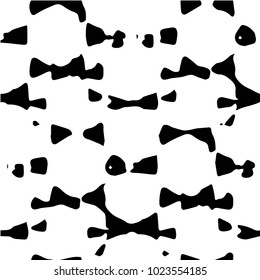 Grunge halftone black and white texture background. Abstract vector Texture

