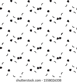 Grunge halftone black and white texture background. Abstract vector Texture
