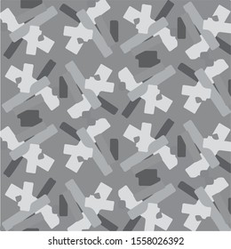 Grunge halftone black and white texture background. Abstract vector Texture