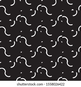 Grunge halftone black and white texture background. Abstract vector Texture