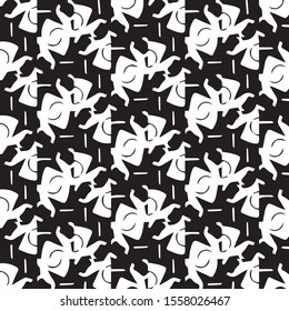 Grunge halftone black and white texture background. Abstract vector Texture