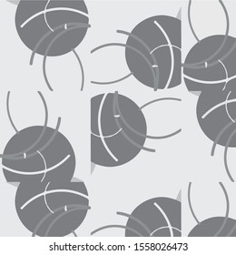 Grunge halftone black and white texture background. Abstract vector Texture