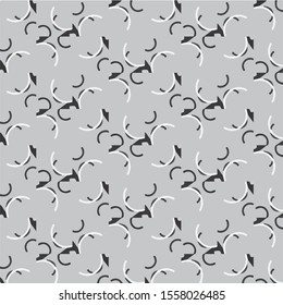 Grunge halftone black and white texture background. Abstract vector Texture