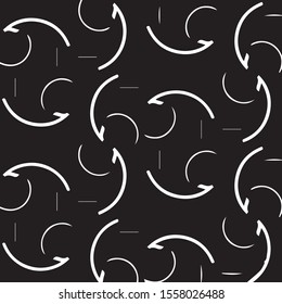 Grunge halftone black and white texture background. Abstract vector Texture