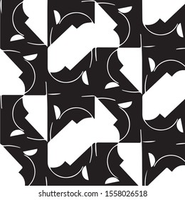 Grunge halftone black and white texture background. Abstract vector Texture