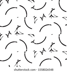 Grunge halftone black and white texture background. Abstract vector Texture