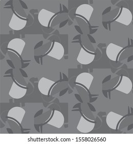 Grunge halftone black and white texture background. Abstract vector Texture