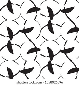 Grunge halftone black and white texture background. Abstract vector Texture