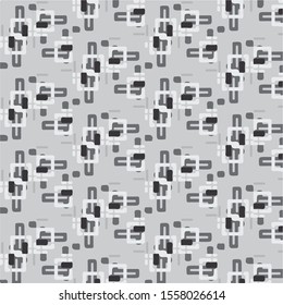 Grunge halftone black and white texture background. Abstract vector Texture