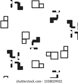 Grunge halftone black and white texture background. Abstract vector Texture