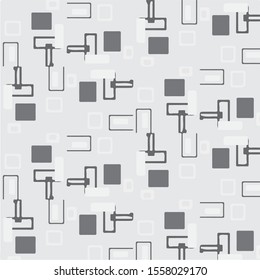 Grunge halftone black and white texture background. Abstract vector Texture