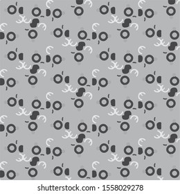 Grunge halftone black and white texture background. Abstract vector Texture