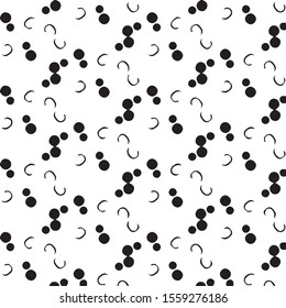 Grunge halftone black and white texture background. Abstract vector Texture