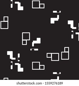 Grunge halftone black and white texture background. Abstract vector Texture