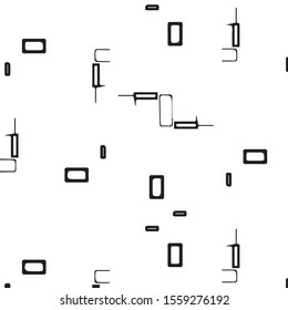 Grunge halftone black and white texture background. Abstract vector Texture