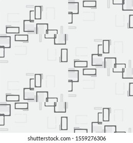 Grunge halftone black and white texture background. Abstract vector Texture