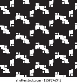 Grunge halftone black and white texture background. Abstract vector Texture