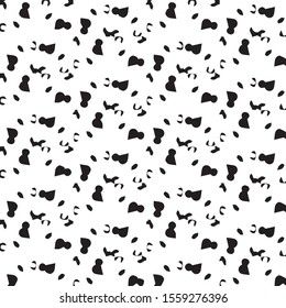 Grunge halftone black and white texture background. Abstract vector Texture
