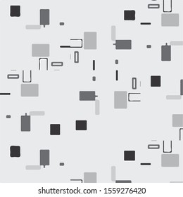 Grunge halftone black and white texture background. Abstract vector Texture