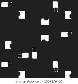 Grunge halftone black and white texture background. Abstract vector Texture
