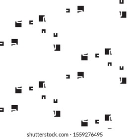 Grunge halftone black and white texture background. Abstract vector Texture