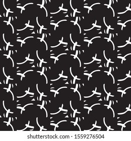 Grunge halftone black and white texture background. Abstract vector Texture