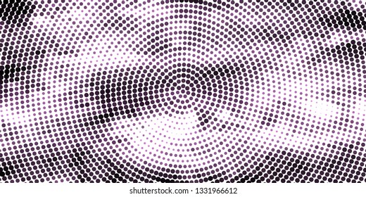 Grunge halftone colored dotted texture background. Spotted vector abstract overlay. Textured vintage backdrop. Geometry pattern for web design, covers, web sites, posters