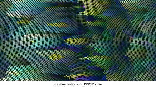 Grunge halftone colored dotted texture background. Spotted vector abstract overlay. Textured vintage backdrop. Geometry pattern for web design, covers, web sites, posters