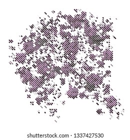 Grunge halftone colored dotted texture background. Spotted vector abstract overlay. Monochrome pattern for web design, advertisment banners, comic books, manga, posters, pakaging. 