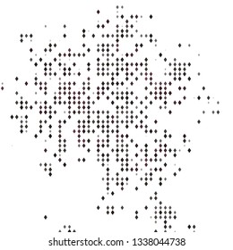 Grunge halftone colored dotted texture background. Spotted vector abstract overlay. Monochrome pattern for web design, advertisment banners, comic books, manga, posters, pakaging. 