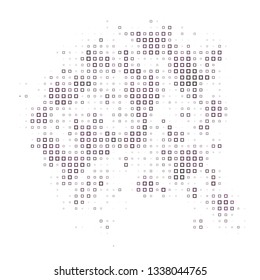 Grunge halftone colored dotted texture background. Spotted vector abstract overlay. Monochrome pattern for web design, advertisment banners, comic books, manga, posters, pakaging. 