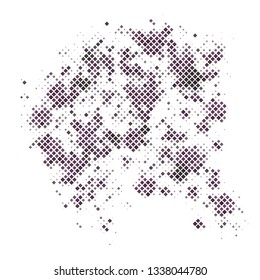 Grunge halftone colored dotted texture background. Spotted vector abstract overlay. Monochrome pattern for web design, advertisment banners, comic books, manga, posters, pakaging. 