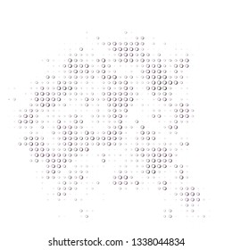Grunge halftone colored dotted texture background. Spotted vector abstract overlay. Monochrome pattern for web design, advertisment banners, comic books, manga, posters, pakaging. 