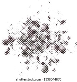 Grunge halftone colored dotted texture background. Spotted vector abstract overlay. Monochrome pattern for web design, advertisment banners, comic books, manga, posters, pakaging. 