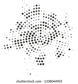 Grunge halftone colored dotted texture background. Spotted vector abstract overlay. Monochrome pattern for web design, advertisment banners, comic books, manga, posters, pakaging. 
