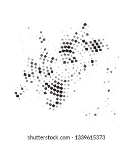 Grunge halftone colored dotted texture background. Spotted vector abstract overlay. Monochrome pattern for web design, advertisment banners, comic books, manga, posters, pakaging.