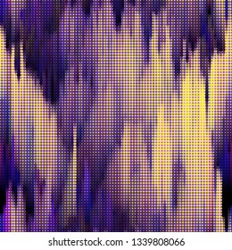 Grunge halftone colored dotted texture background. Spotted vector abstract overlay. Monochrome pattern for web design, advertisment banners, comic books, manga, posters, pakaging. 