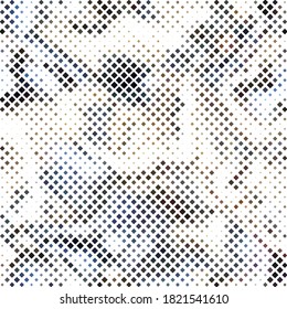 Fondo de textura punteado de color medio grunge. Sobreposición abstracta de vector localizada. Patrón monocromo para diseño web, banners publicitarios, historietas, manga, afiches, empaque. 