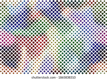 Grunge halftone colored dotted texture background. Spotted vector abstract overlay. Monochrome pattern for web design, advertisement banners, comic books, manga, posters, packaging. 