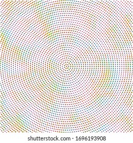 Grunge halftone colored dotted textured background. Spotted vector abstract overlay. Vintage texture. Geometry pattern for web design, advertisement, covers, web sites, posters, comic books.