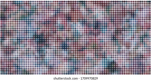 Grunge halftone colored dotted textured background. Spotted vector abstract overlay. Vintage texture. Geometry pattern for web design, advertisement, covers, web sites, posters, comic books.