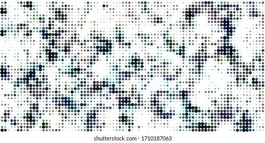 Grunge halftone colored dotted textured background. 