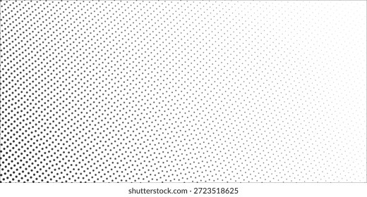 Grunge medio tono degradado de esquina. Fondo de ruido de arena de desvanecimiento de angustia. Textura de fondo de píxeles retro. Fondo de pantalla de arena blanco y negro. Vector texturizado superficie arenosa. Superposición de cómic de estilo anime o manga