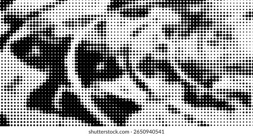 farbiger Rasterpunkt auf weißem Hintergrund. Abstrakte monochrome Textur.
