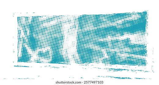 Grunge Halftone Dot Pattern Collage Paper Cut Out Texture Vector 