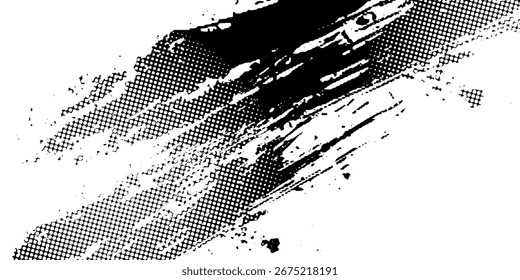 Grunge Meio-Tom Ponto Textura.moderno ponto vetor